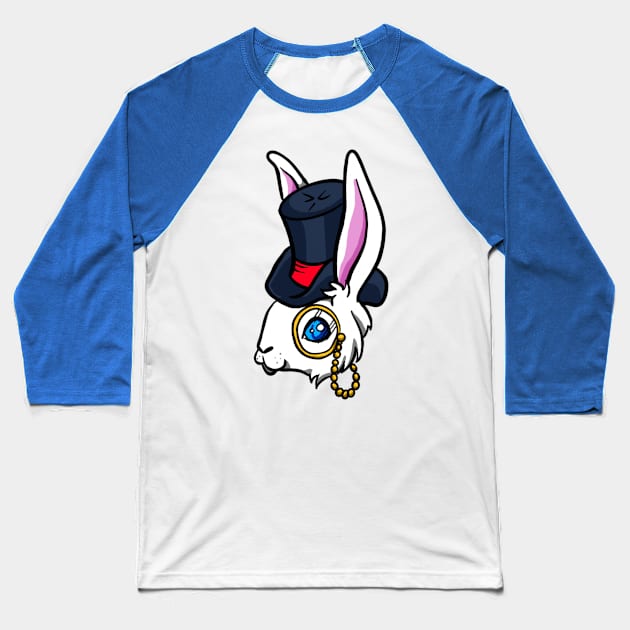 The White Rabbit Baseball T-Shirt by ReclusiveCrafts